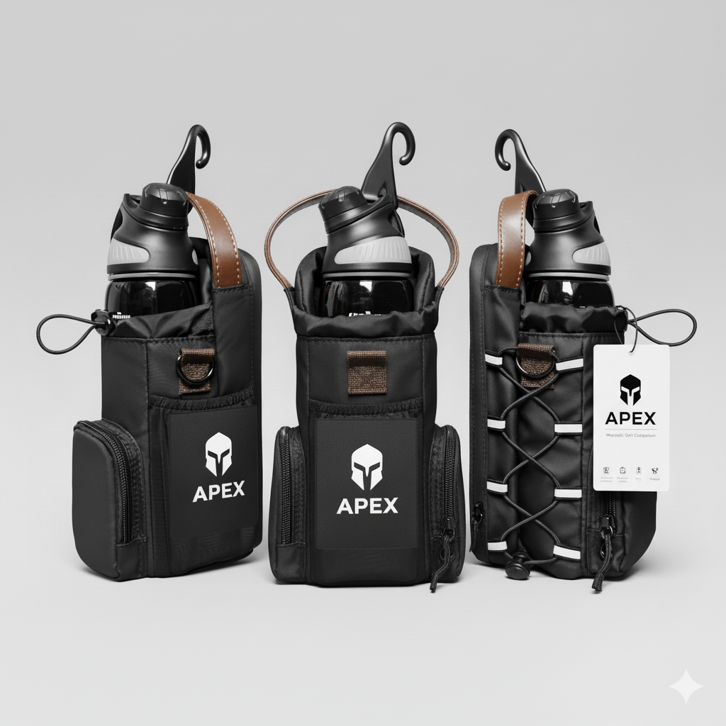 APEX MAGNETIQ Magnetic Gym Bag - Revolutionary Bottle Holder System