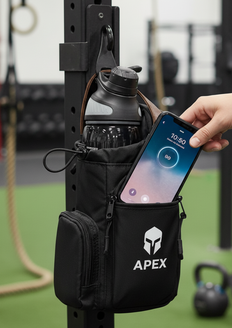 APEX MAGNETIQ Magnetic Gym Bag - Revolutionary Bottle Holder System