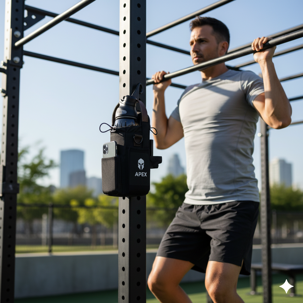 APEX MAGNETIQ Magnetic Gym Bag - Revolutionary Bottle Holder System