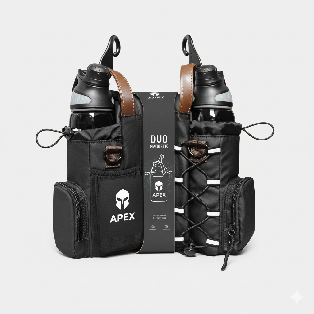 APEX MAGNETIQ Magnetic Gym Bag - Revolutionary Bottle Holder System